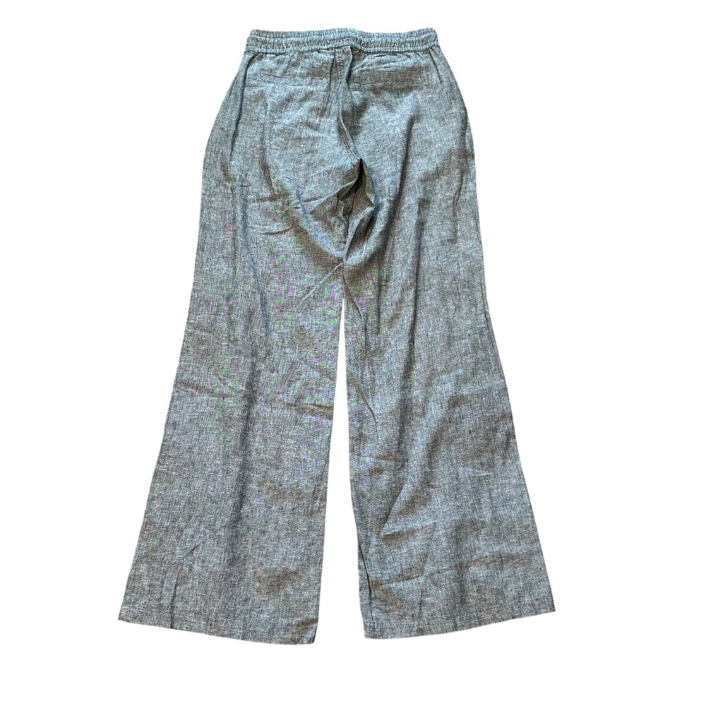 NWT SOHO Street NY & Co. Gray Linen Wide Leg Pants - Size Small - Picture 8 of 15